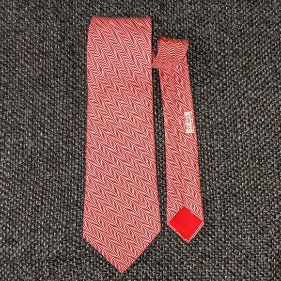 Hermes Optical Illusion Tie - Picture 1 of 6